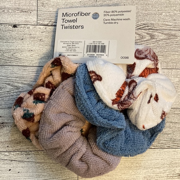 Room Essentials Target Microfiber Towel Twisters Scrunchies - Picture 2 of 6